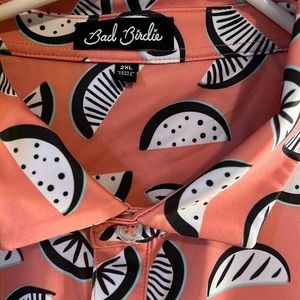 Bad birdie golf polo- melons